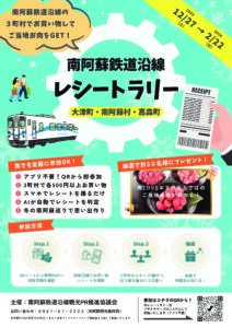 南阿蘇鉄道沿線レシートラリー