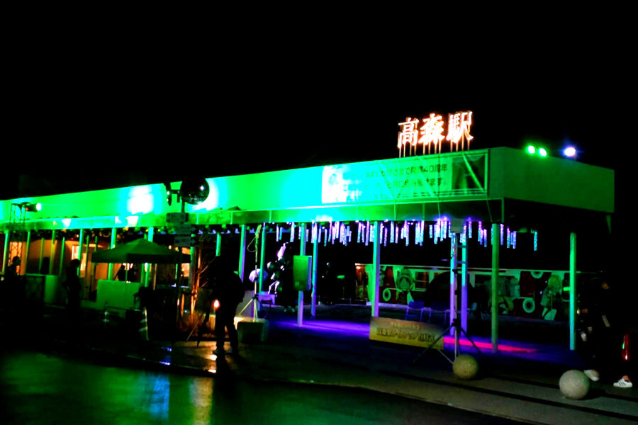 熊本地震10年祈念～高森駅ライトアップのお知らせ
