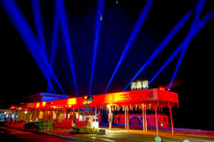 熊本地震10年祈念～高森駅ライトアップ @ 南阿蘇鉄道 高森駅